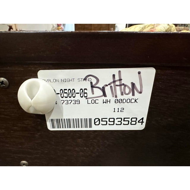 Wood Lauren Avalon by Ralph Lauren Nightstand For Sale - Image 7 of 8