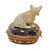 Vintage Rochard Limoges French Bulldog & Ring Cushion Porcelain Trinket Box – Circa Late 20th Century For Sale In Jacksonville, FL - Image 6 of 11