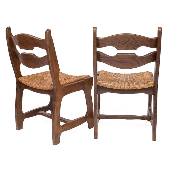 1950s Chairs by Guillerme and Chambron, 1950s, Set of 6 For Sale - Image 5 of 11