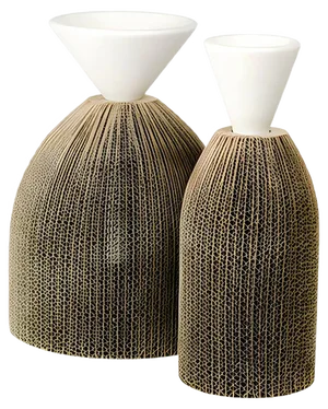 Avvolti Vases by Gumdesign for La Casa di Pietra, Set of 2