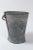 Gray Antique French Zinc Milk Bucket, Early 20th Century For Sale - Image 8 of 10