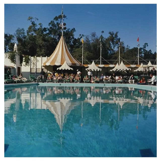 Slim Aarons, Beverly Hills Hotel, Estate Stamped Photographic Print, 1957 / 2020s For Sale