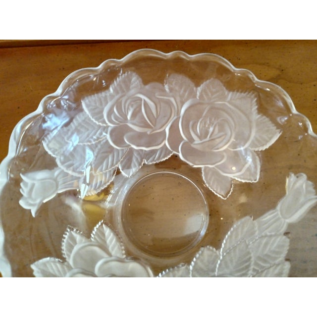 1990s 1990's Makasa Studio Nova "Winter Rose" Salad - Bowls (8) For Sale - Image 5 of 6