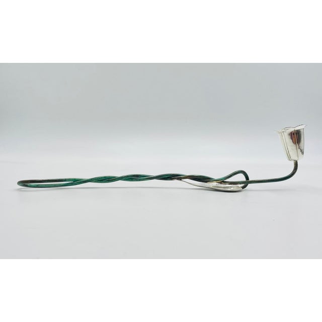 1980s Emilia Castillo Taxco Sterling Silver Candle Snuffer, Hand-Signed & Hallmarked For Sale - Image 12 of 18