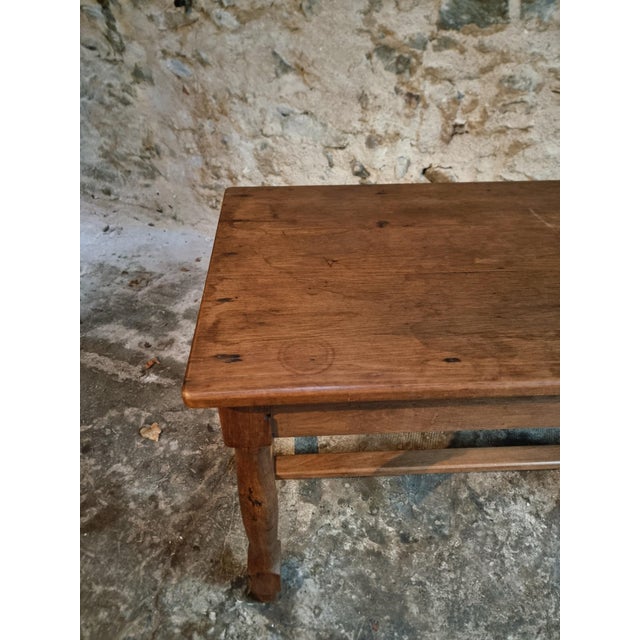 Antique French Farmhouse Table in Oak, 1780s For Sale - Image 4 of 18