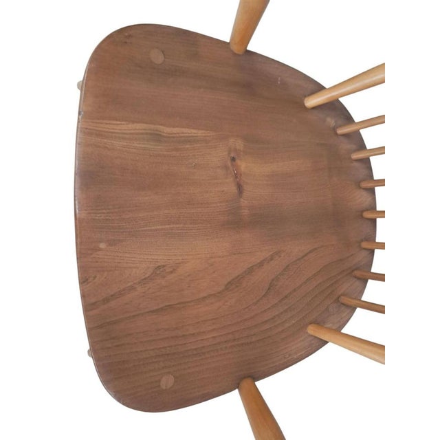 Vintage Armchair in Blonde Wood from Ercol For Sale - Image 11 of 18