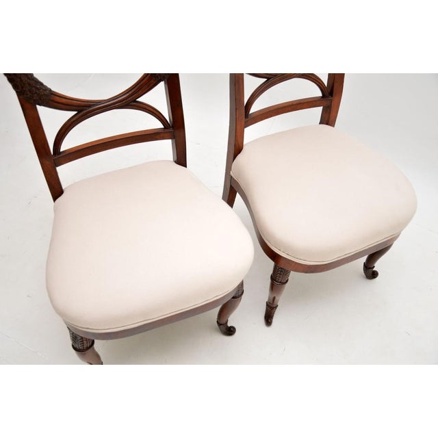Set of Carved Side Chairs, 1790s For Sale - Image 10 of 12