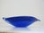 Mid-Century Cobalt Blue Murano Glass Angel Fish-Shaped Bowl For Sale - Image 4 of 7