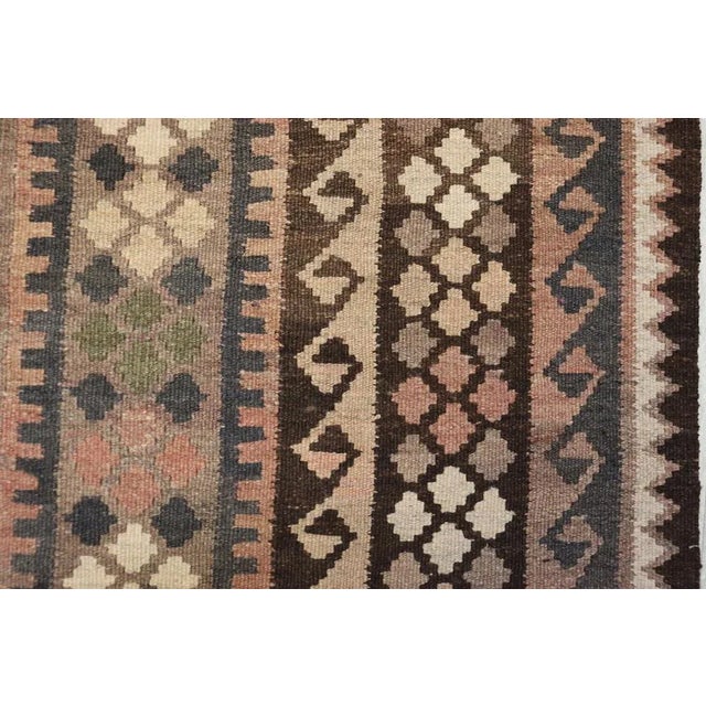 Afghan Kilim Rug, 1980s For Sale - Image 10 of 12