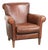 English Style Club Chair in Sheepskin Leather For Sale