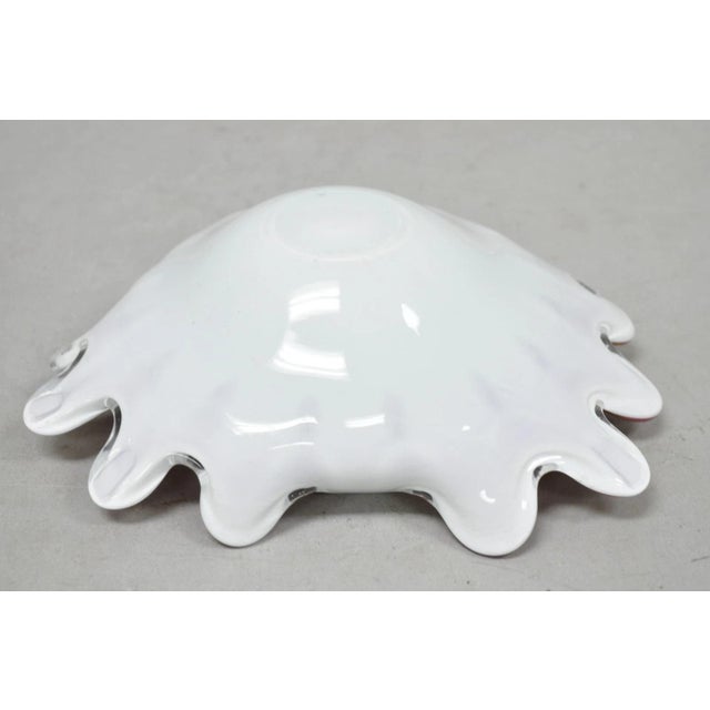 Vintage Murano Italian Art Glass Millefiore Clam Shell Candy Dish Bowl (B) For Sale - Image 9 of 12