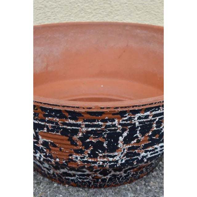 Brutalist Terracotta Planter, 1960s For Sale - Image 4 of 6