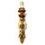 1940s Rococo Hollywood Regency Style Parcel Gilded Single Candle Wall Sconce For Sale - Image 4 of 6