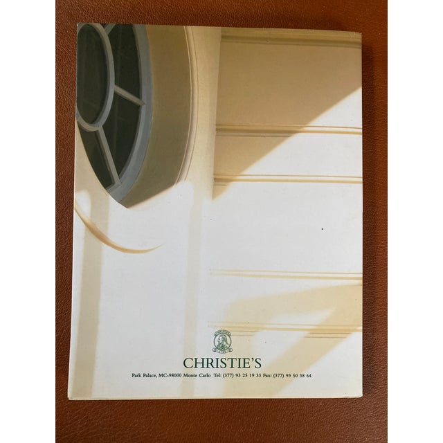 1990s Christie's Monaco Succession Auction Catalog De M. Henri Samuel Dec 1996 For Sale - Image 5 of 5