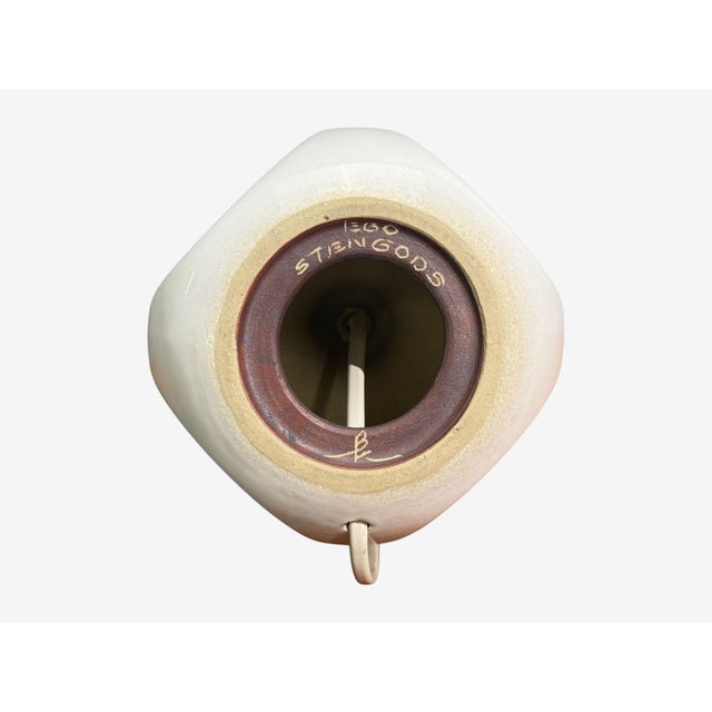 White Bruno Karlsson, Table Lamp, White Glazed Ceramic, Sweden, 1960s For Sale - Image 8 of 8