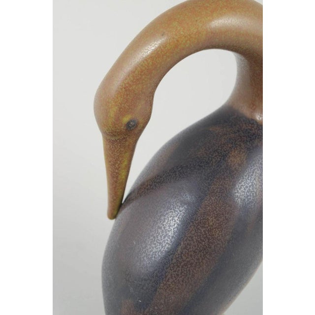 Stoneware Figure of Bird by Knud Basse, Bornholm, Denmark, 1960s For Sale - Image 4 of 6