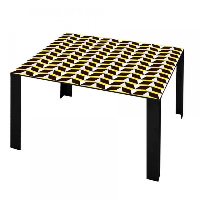 Festa Mobile Coco Table in Powder-Coated Aluminum by altreforme Dimensions: D 120 x W 120 x H 72 cm. Materials: Powder-...
