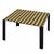 Festa Mobile Coco Table in Powder-Coated Aluminum by altreforme Dimensions: D 120 x W 120 x H 72 cm. Materials: Powder-...