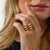 1980s Vintage 1.10 Carat Diamond 18k Yellow Gold Snake Wrap Ring, Size 6 For Sale - Image 5 of 6