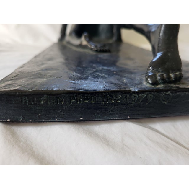 Jean-Pierre Renard, Modernist Arising Nude Female Sculpture, 1979, Composite Material and Plaster For Sale - Image 4 of 7