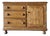 Early 20th Century Pine Dresser With Drawers & Carved Cabinet Door For Sale