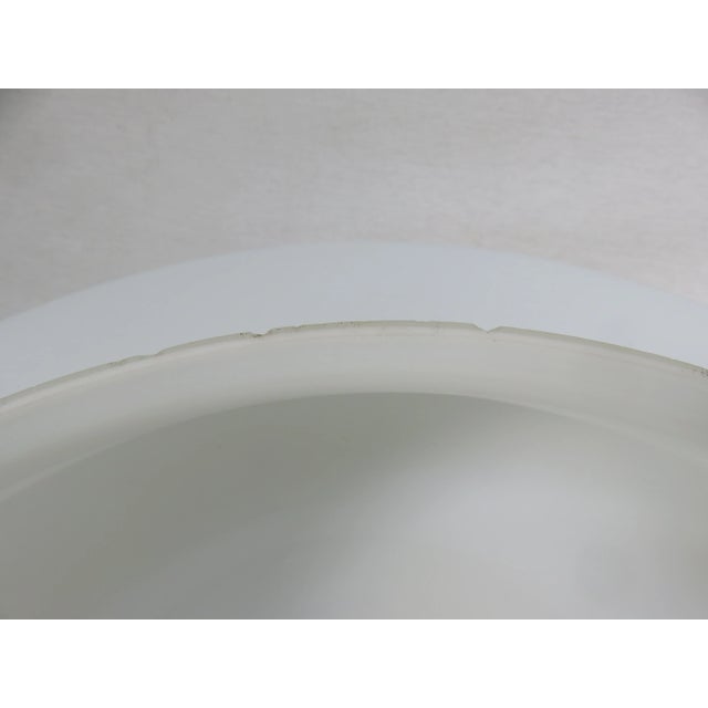 Large Opaline Glass UFO Ceiling or Wall Light from Peill & Putzler, 1970s For Sale - Image 12 of 16