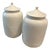 White Large Ceramic Urns With Lids Each Sold Separately For Sale