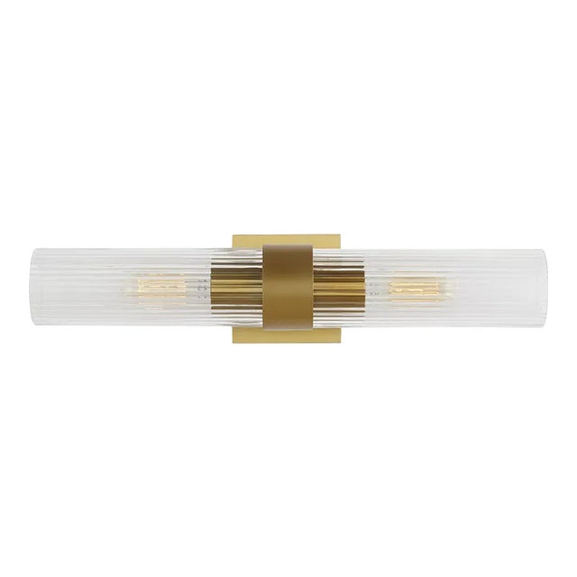 Chapman & Myers by Visual Comfort Studio Geneva Linear Sconce, Brass For Sale
