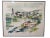 Original mid century Alfred Birdsey (English 1912-1996) watercolor painting of Bermuda harbor in excellent condition....