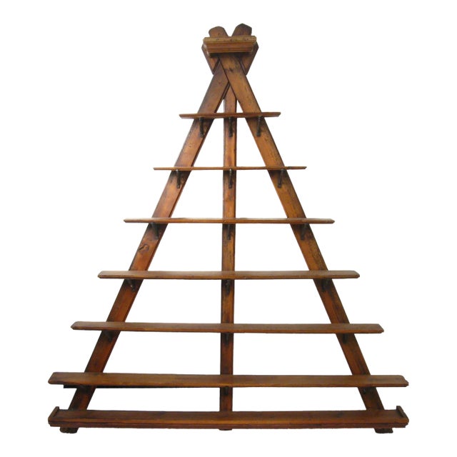 Antique Folk Art Spice Rack For Sale