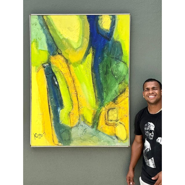 Rieger Signed Abstract Painting For Sale - Image 14 of 18