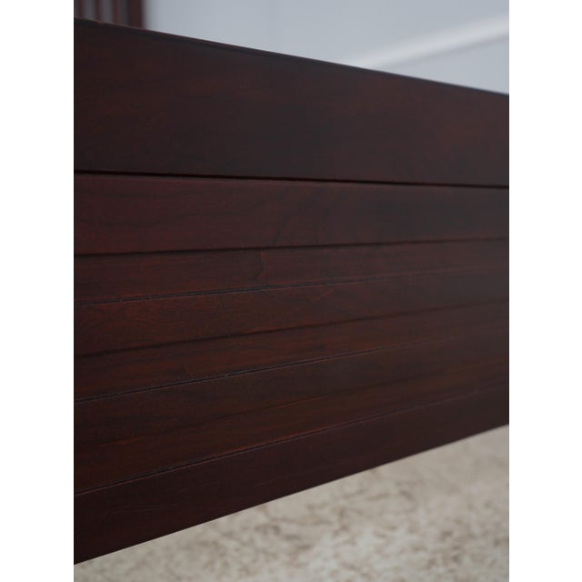 Stickley Cherry 21st C. Queen Size Bed For Sale - Image 9 of 17