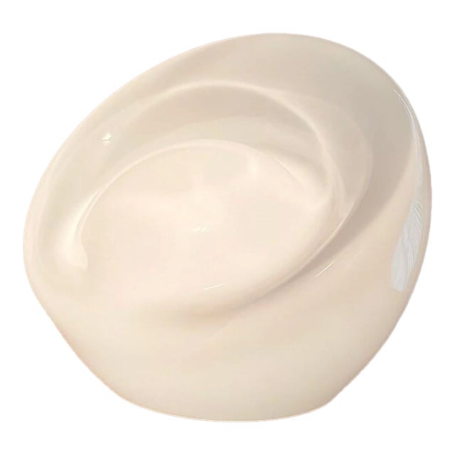 1970's Biomorphic Luciano Vistosi Hand Blown Glass Lamp For Sale