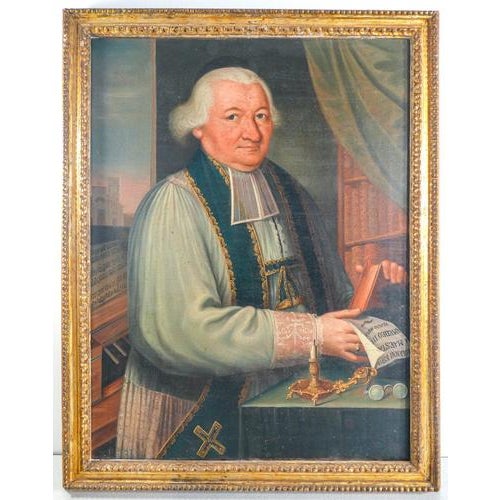 Stefano Chiantore, Portrait of a Man, 1796, Oil Painting, Framed For Sale - Image 14 of 18