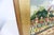 Brown Vintage Framed Crewel Embroidery Art Cottage and Flowers For Sale - Image 8 of 11