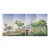 Chinoiserie-Inspired South Asian Landscape Wall Art, 4-Panel Set For Sale