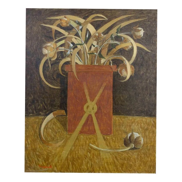 Alberto Gallerati, Recomposition, Oil on Canvas, 1970s For Sale