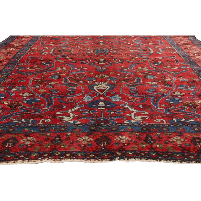 Late 19th Century Persian Malayer Rug, 07'00 X 17'01 For Sale - Image 4 of 10