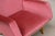 Set of Vintage Chairs in Coral Red Velvet and Beech by Gio Ponti for Asko, 1950s For Sale - Image 12 of 17