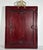 Early 20th Century Chinese Blue & White Porcelain Calligraphy Plaque Rosewood Frame For Sale - Image 9 of 10