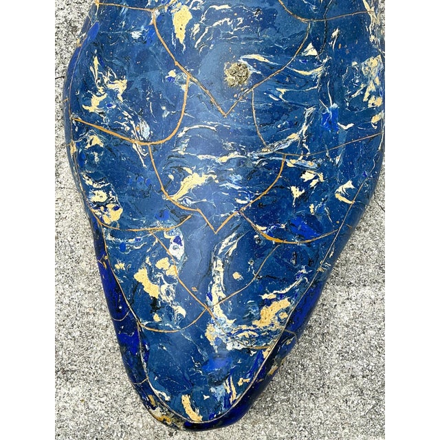 Vintage Italian Scagliola Pigmented Plaster Turtle Shell For Sale - Image 15 of 18