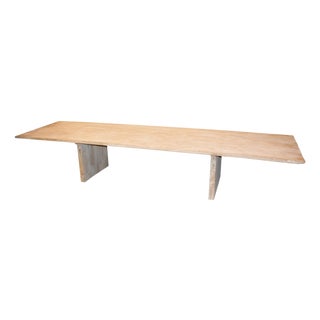 Andrianna Shamaris Reclaimed Teak Wood Dining Table For Sale