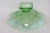 Jefferson Glass Beaded Fan Style Green Opalescent Candy Dish Square Foot 4566b For Sale - Image 13 of 13
