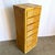 Boho Chic Pencil Reed Highboy/Lingerie Armoire Gabriella Crespi Style For Sale - Image 9 of 11