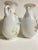 Pair Mid-Century Modern Alfa Italian Pottery Vases With Dancers For Sale - Image 4 of 10