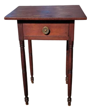 19Thc Ranch House Side Table /Night Stand