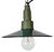 Industrial Petrol Enamel Military Pendant Lamp with Cast Aluminium Top, 1960s For Sale - Image 17 of 17