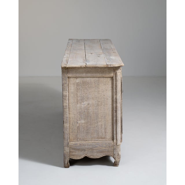Louis XV Oak Buffet, Rococo Style, France, Early 19th Century For Sale - Image 9 of 15