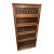 Late 20th Century Oak Barrister Leaded Top 5 Stack Bookcase For Sale