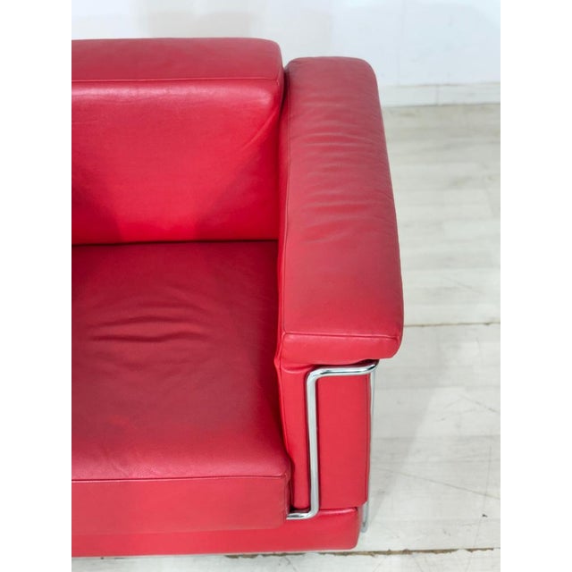 Carat Lounge Chair in Red Leather from Züco For Sale - Image 4 of 11